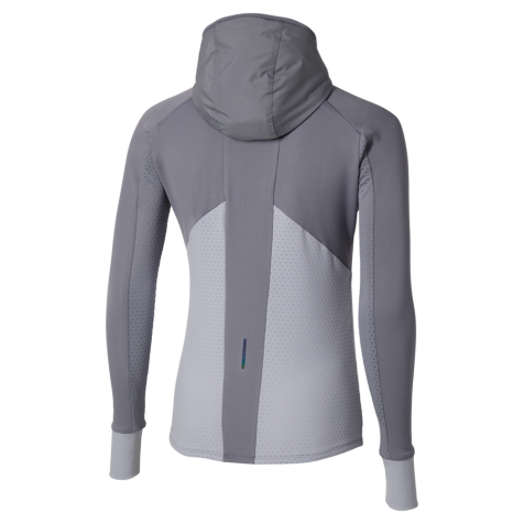 MIZUNO ACTIVE WARMALITE HYBRID FULL ZIP HOODED LONG SLEEVE TOP WOMEN 2