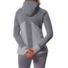 MIZUNO ACTIVE WARMALITE HYBRID FULL ZIP HOODED LONG SLEEVE TOP WOMEN