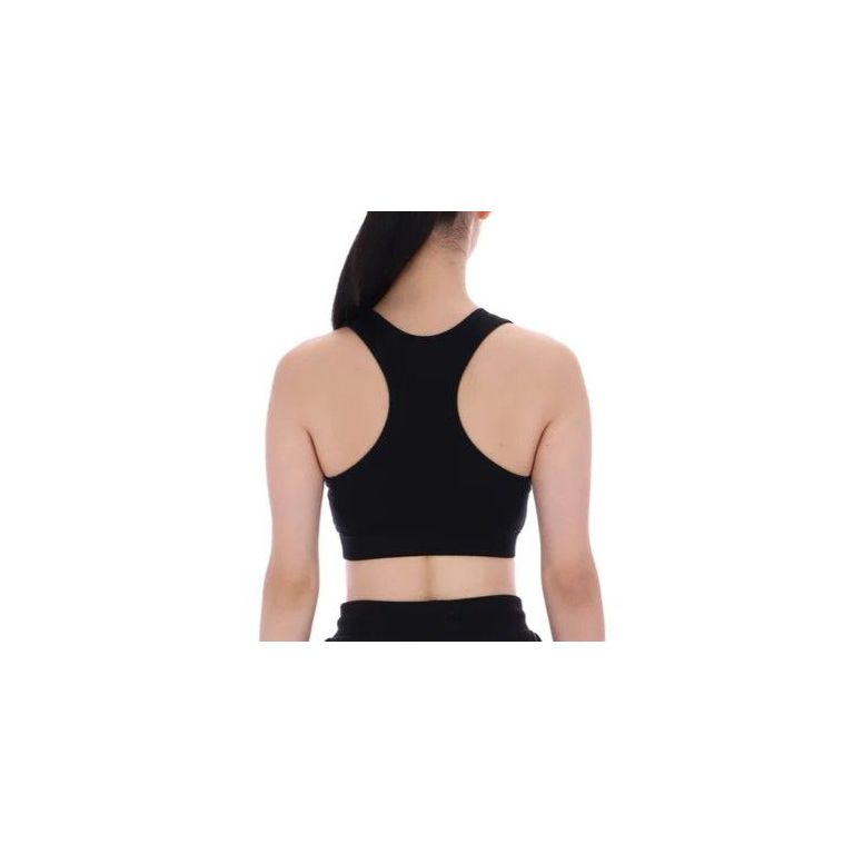 REEBOK PIPER SCOOP NECK LOGO BRA TOP Women