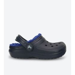 CROCS CLASSIC LINED CLOG KIDS NAVY
