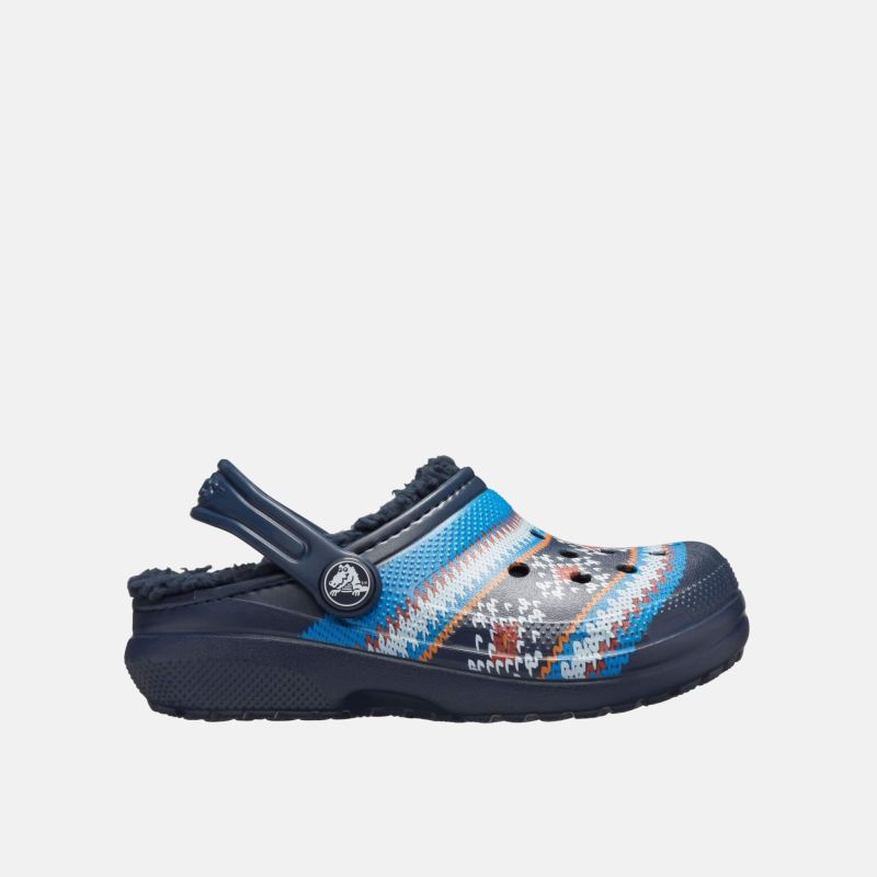 CROCS CLASSIC PRINTED LINED CLOG KIDS