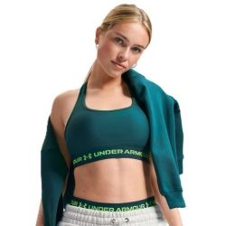 Under Armour Sujetador deportivo de sujeción media y espalda cruzada p