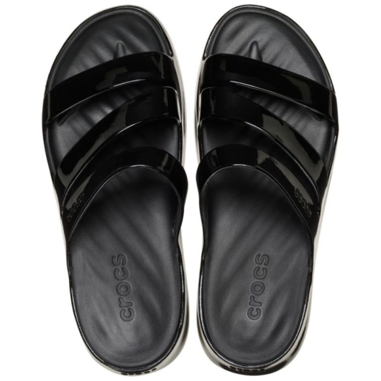 CROCS GETAWAY PATENT STRAPPY Women