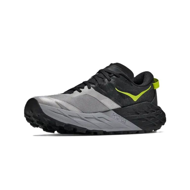 HOKA Speedgoat 7 Men Black | Trail Running Shoes | TotRunning