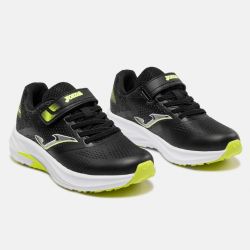 JOMA Speed Jr 2601 Negro Verde | Zapatilla Running Niño