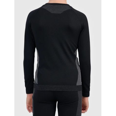 4F Camiseta Térmica Seamless Niño Negro | TotRunning 2