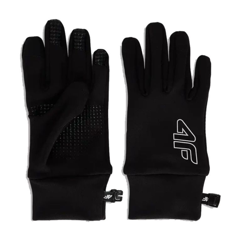 4F Kids’ Touch Screen Gloves Black | Winter | TotRunning