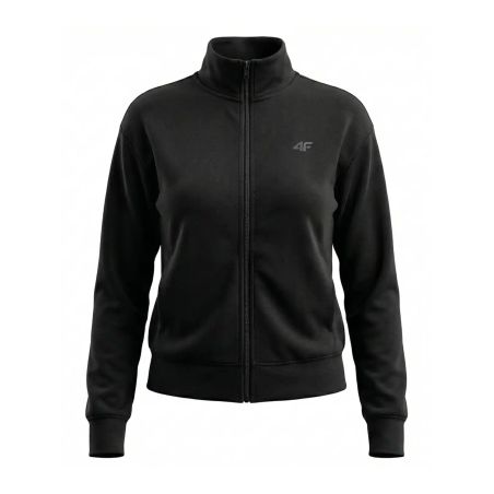 4F Sudadera Cuello Alto Negro | Mujer | TotRunning