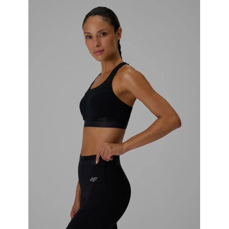 4F Sujetador Deportivo Negro | Entrenamiento | TotRunning