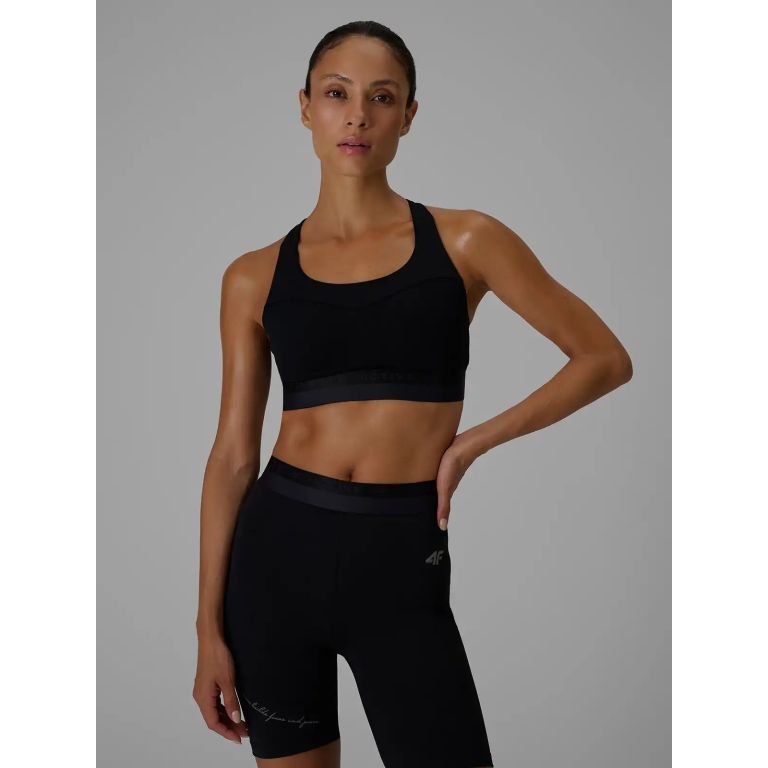 4F Sujetador Deportivo Negro | Entrenamiento | TotRunning