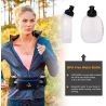 TOTRUNNING Running Belt with Hydration Bottles and Sports Waist Pack