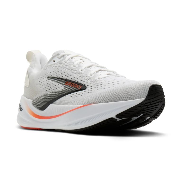 BROOKS Ghost Max 4 - Running Hombre Blanco/Rojo/Negro | TOTRUNNING