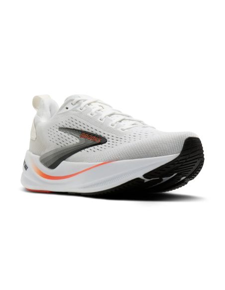 BROOKS Ghost Max 4 - Running Hombre Blanco/Rojo/Negro | TOTRUNNING