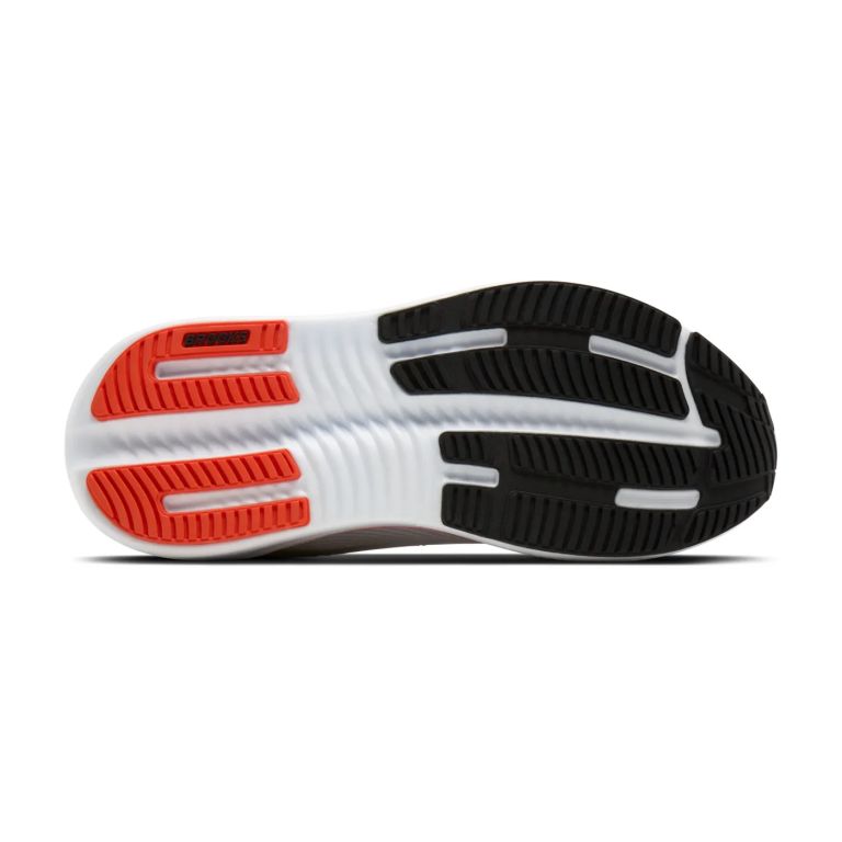 BROOKS Ghost Max 4 - Running Hombre Blanco/Rojo/Negro | TOTRUNNING