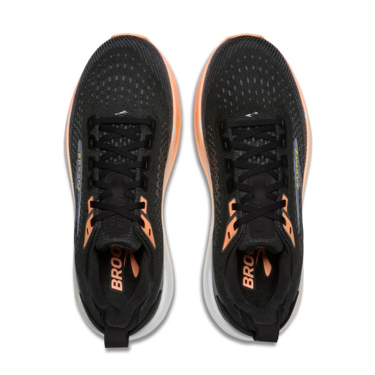 BROOKS Ghost Max 4 - Running Mujer Negro/Folkstone/Cyber Peach | TOTRUNNING