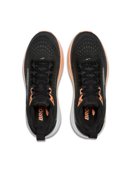BROOKS Ghost Max 4 - Women's Running Black/Folkstone/Cyber Peach | TOTRUNNING