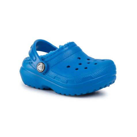CROCS Classic Lined Clog Kids Blue | Kids Clogs | TotRunning 2