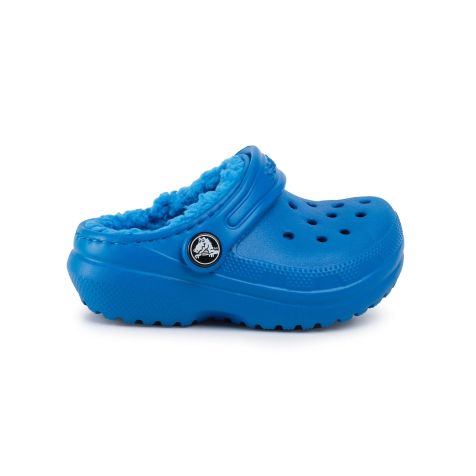 CROCS Classic Lined Clog Kids Blue | Kids Clogs | TotRunning