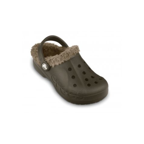 CROCS Baya Lined Niño Espresso/Khaki | Zuecos Niño | TotRunning 2