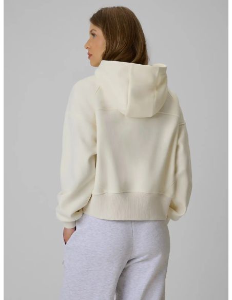 4F Hooded Sweatshirt Off-White | Women’s | TotRunning
