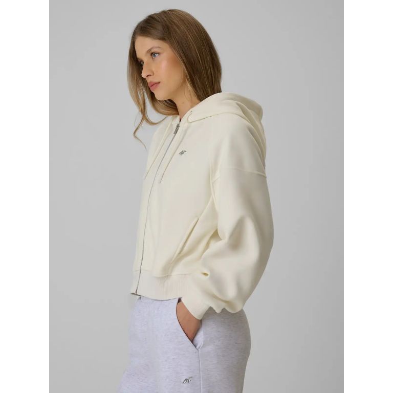 4F Hooded Sweatshirt Off-White | Women’s | TotRunning