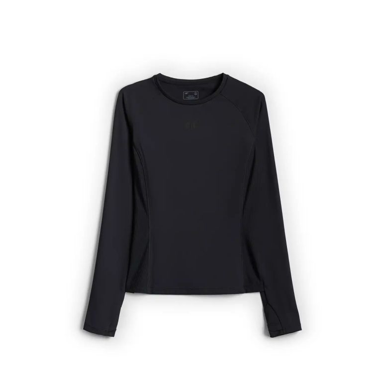 4F FNK Camiseta ML Negro | Running Mujer | TotRunning