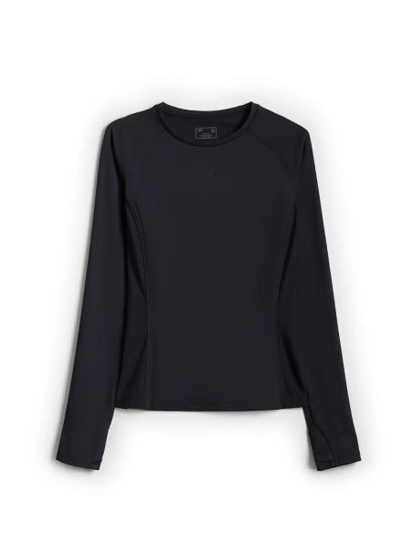 4F FNK Camiseta ML Negro | Running Mujer | TotRunning