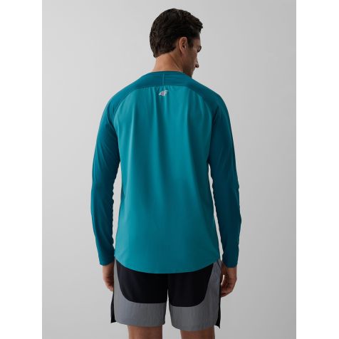 4F Camiseta ML Verde Azulado | Running Hombre | TotRunning 2