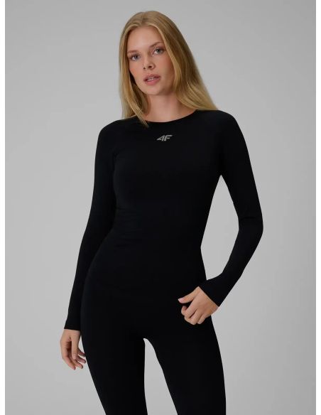4F Seamless Thermal T-Shirt Black | Women’s | TotRunning