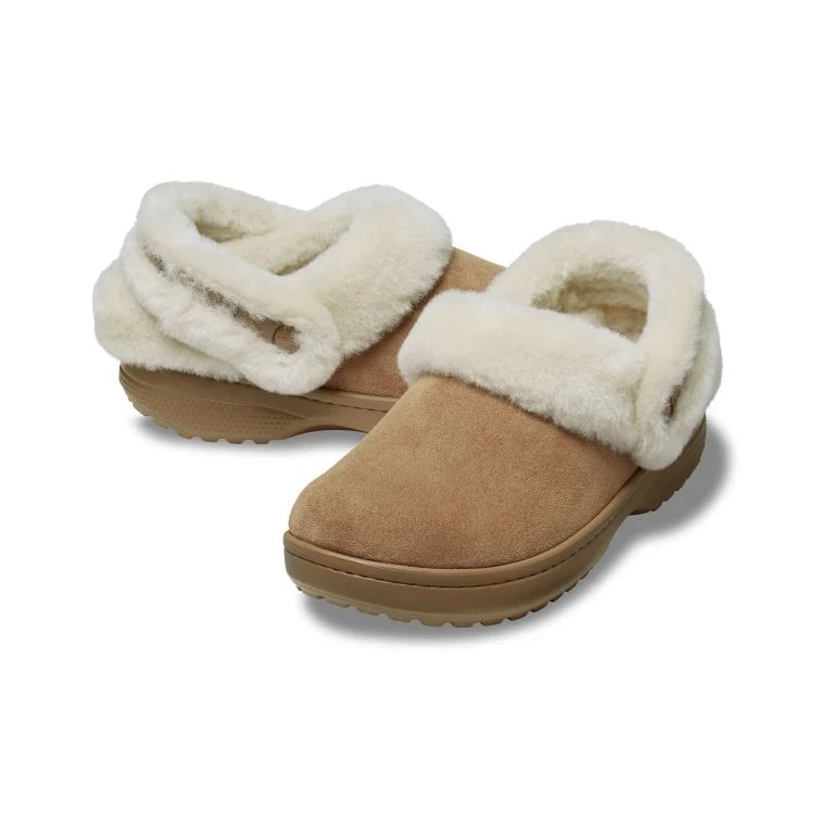 CROCS Classic Unfurgettable Vegan Suede - Angled pair