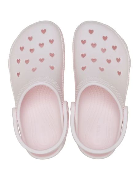 CROCS Classic Hearts Cut Out Clog - Top view