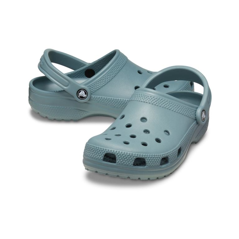 CROCS Classic Zueco Unisex - Pond - Par en ángulo