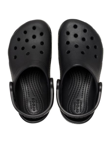 CROCS Classic Zueco Niño/a - Negro - Vista superior