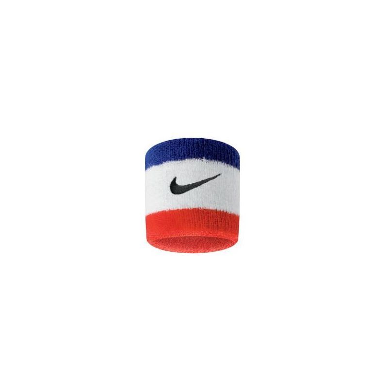 NIKE SWOOSH WRISTBAND 2 PACK BLANCO AZUL ROJO NEGRO