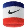 NIKE SWOOSH WRISTBAND 2 PACK BLANCO AZUL ROJO NEGRO