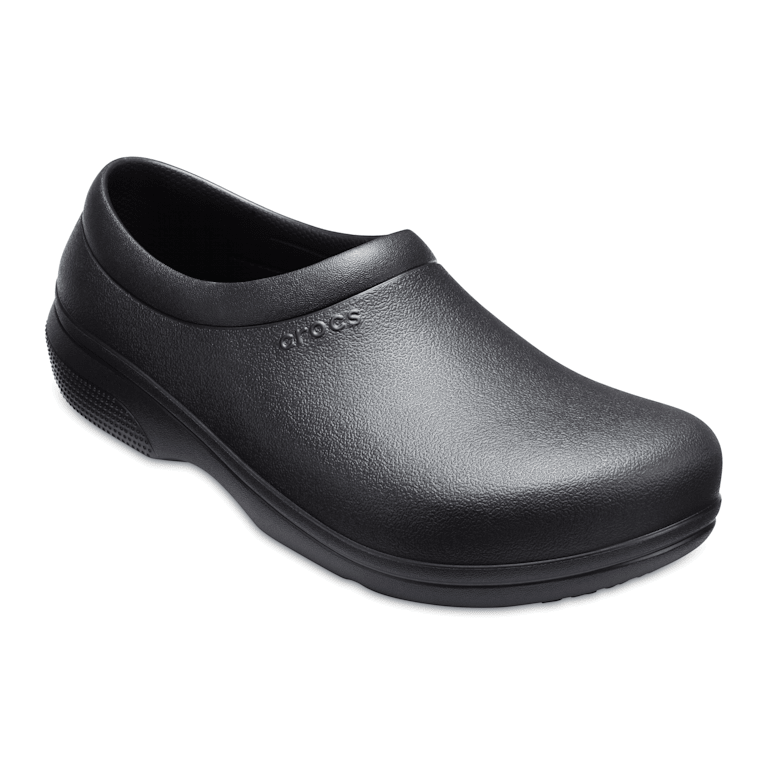 CROCS ON THE CLOCK WORK SLIPON BLACK