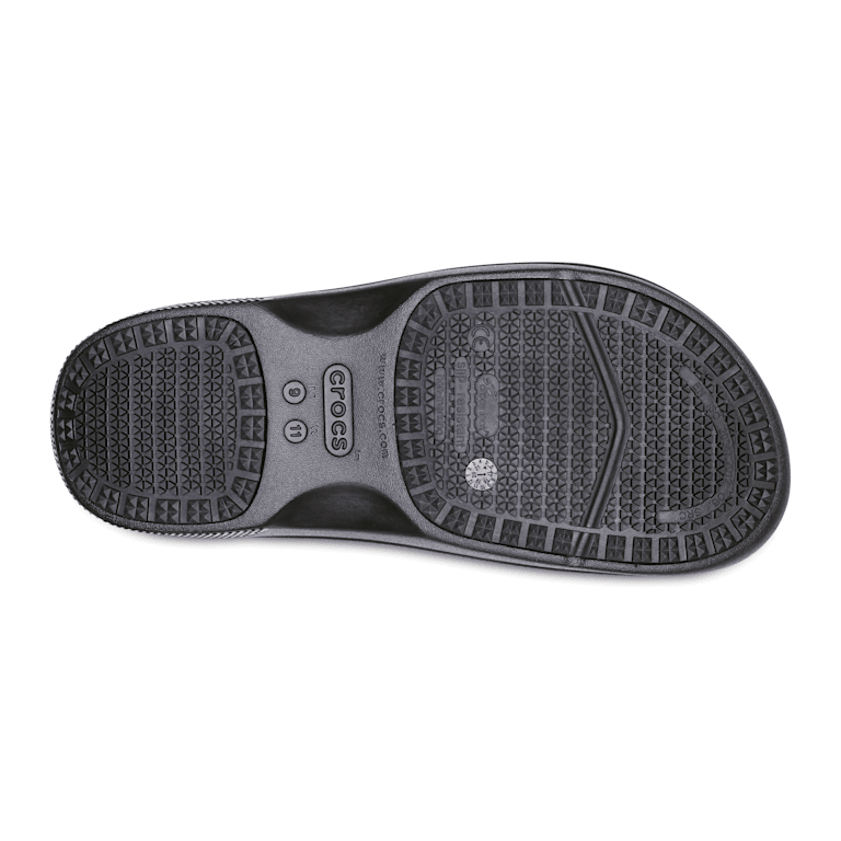 CROCS ON THE CLOCK WORK SLIPON BLACK