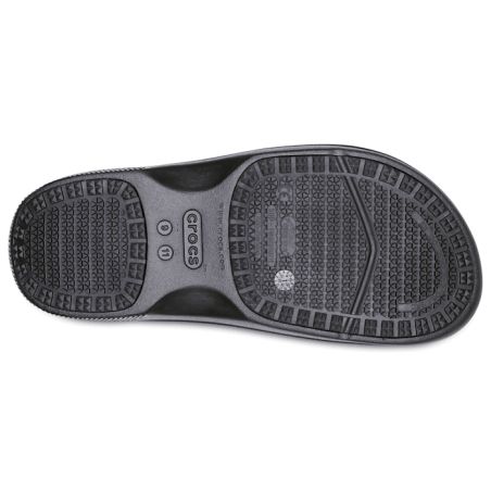 CROCS ON THE CLOCK WORK SLIPON BLACK
