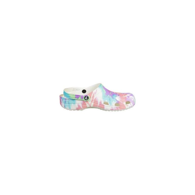 CROCS CLOG KIDS TIEDYE GRAPHIC FESCO MULTI