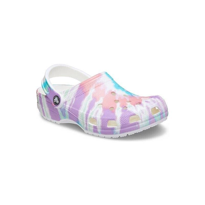 CROCS CLOG KIDS TIEDYE GRAPHIC FESCO MULTI