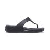 CROCS BOCA WEDGE FLIP WOMEN BLACK