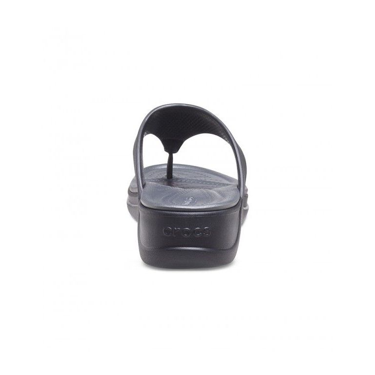 CROCS BOCA WEDGE FLIP WOMEN BLACK