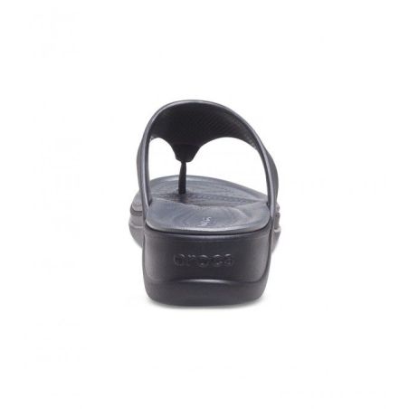 CROCS BOCA WEDGE FLIP WOMEN BLACK
