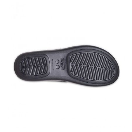 CROCS BOCA WEDGE FLIP WOMEN BLACK