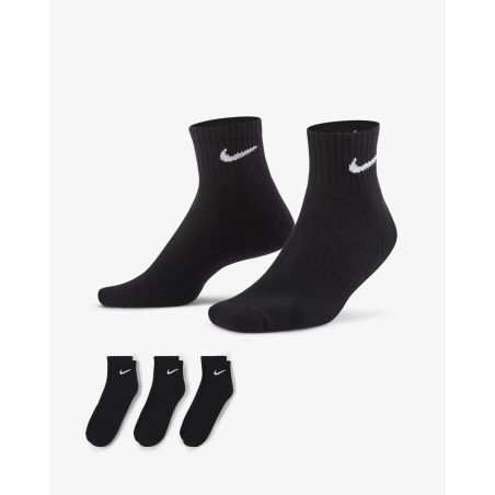 NIKE EVERYDAY CALCETINES 3 PACK NEGRO
