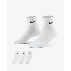 NIKE EVERYDAY CALCETINES DRI-FIT 3 PACK BLANCO
