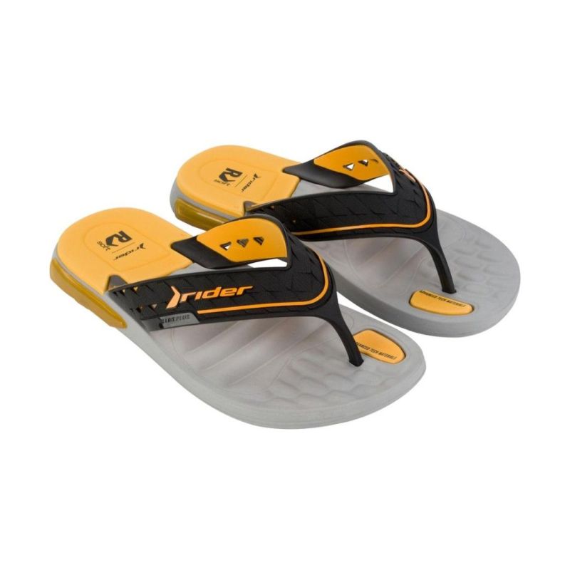 RIDER R LINE PLUS IV THONG AD GREY/BLACK/YELLOW