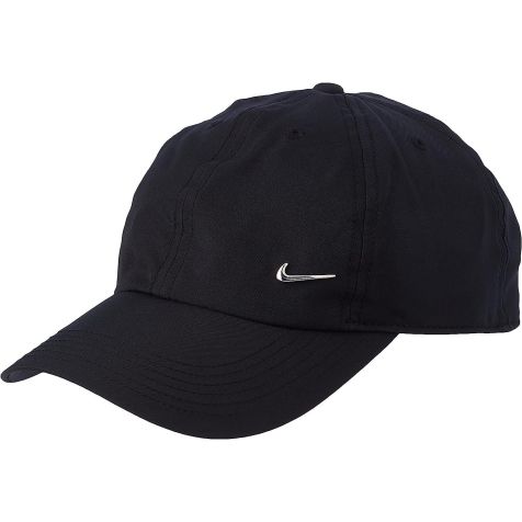 NIKE Metal Swoosh Cap Unisex Black | TotRunning