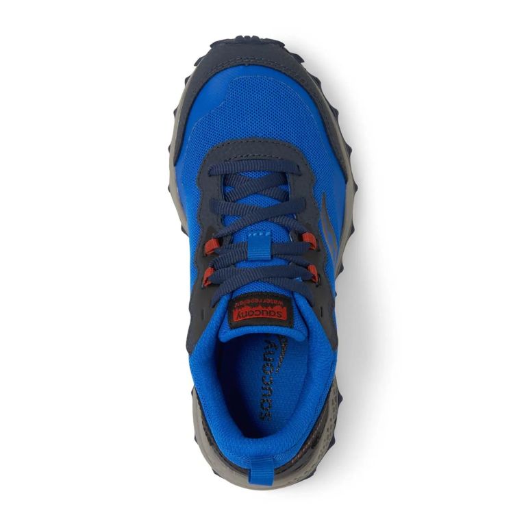 Saucony Peregrine Kids Blue/Black | Kids' Trail Shoes
