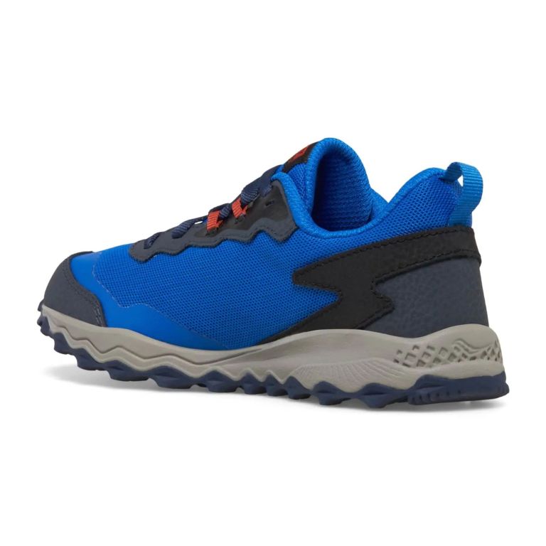Saucony Peregrine Kids Blue/Black | Kids' Trail Shoes